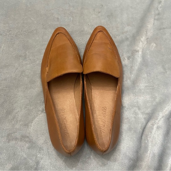 Madewell The Frances Skimmer in Leather English saddle brown - Picture 9 of 12